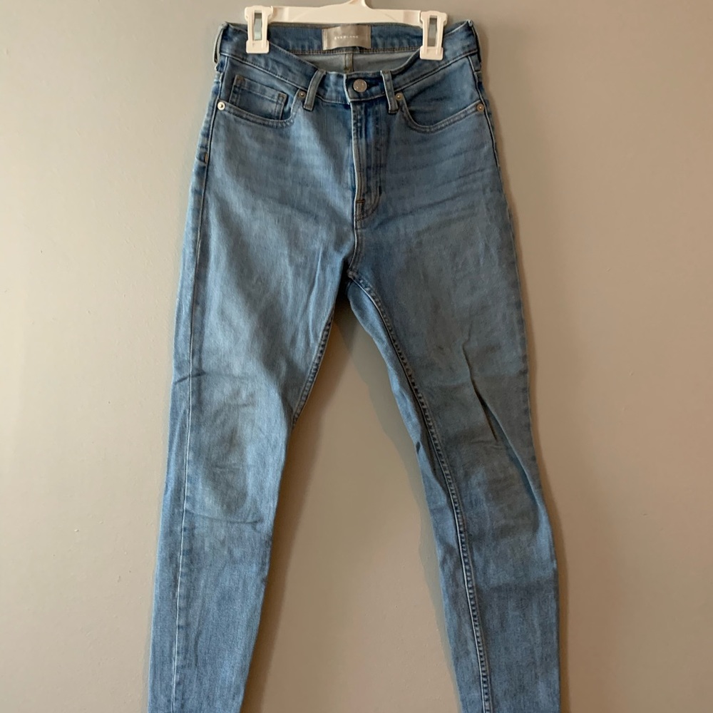 Everlane High Waisted Skinny Jeans 25 Ankle